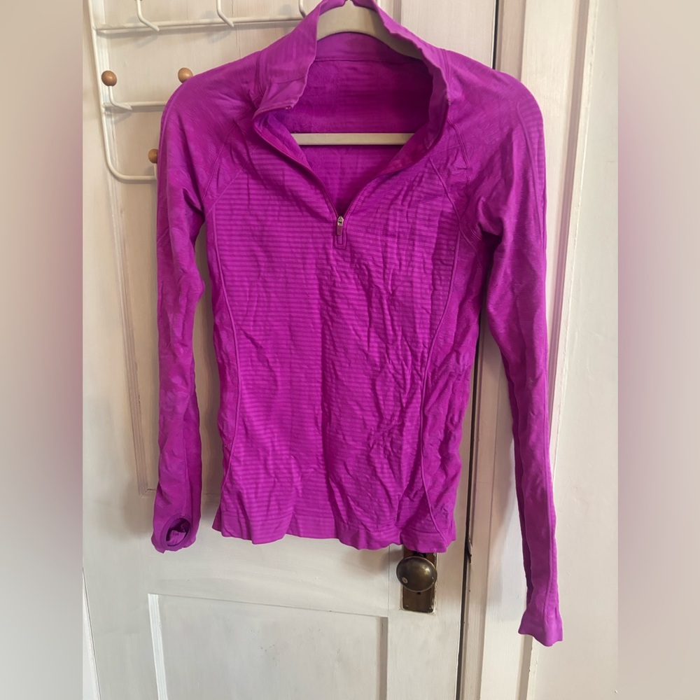 Women's pink Long Sleeve Top